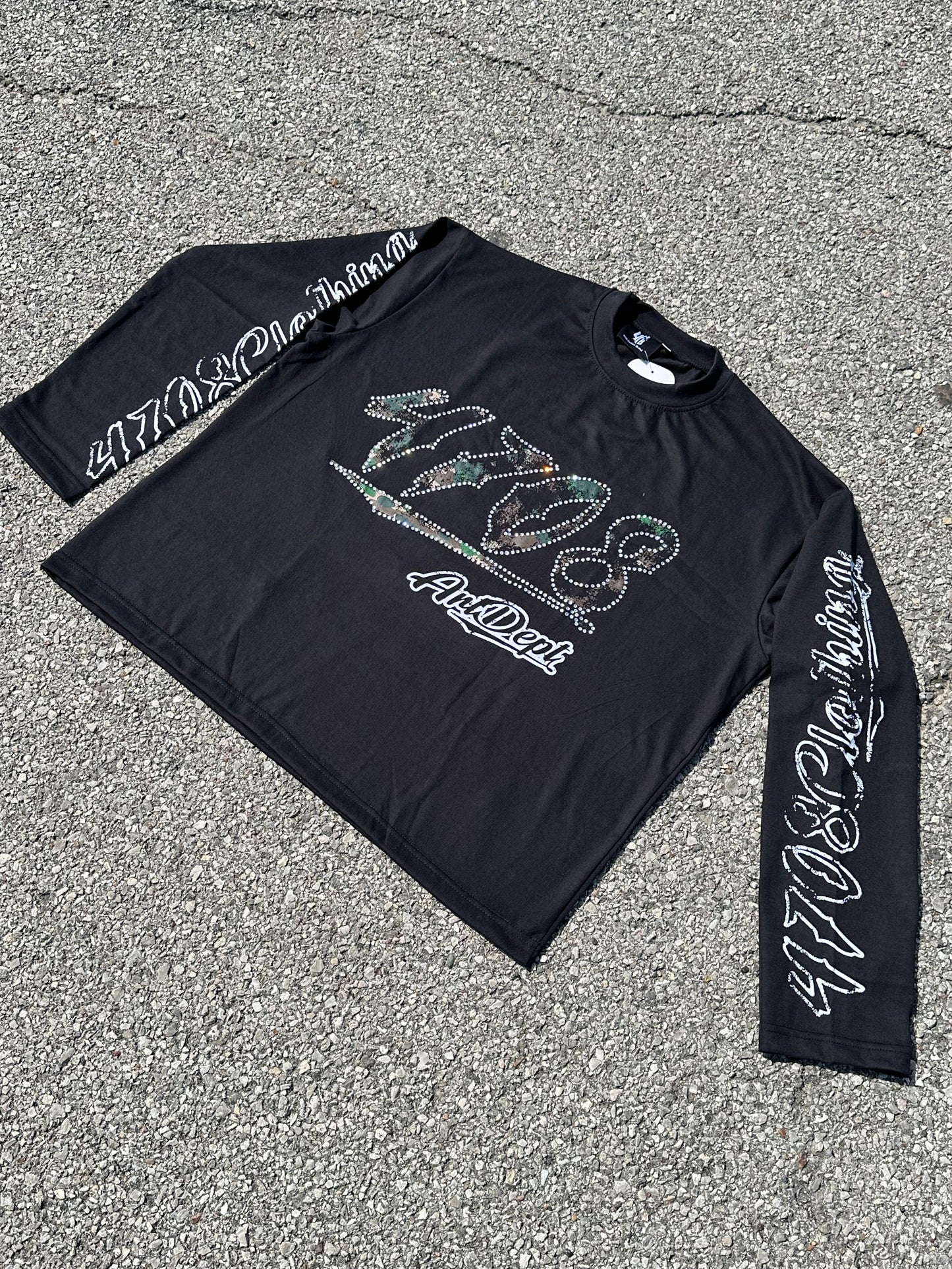Black Long Sleeve 4708 Tee
