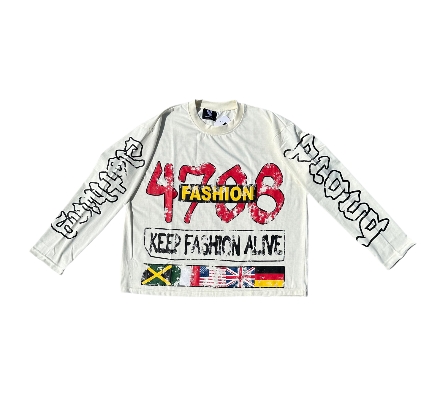 Off White 4708 Long Sleeve Tee