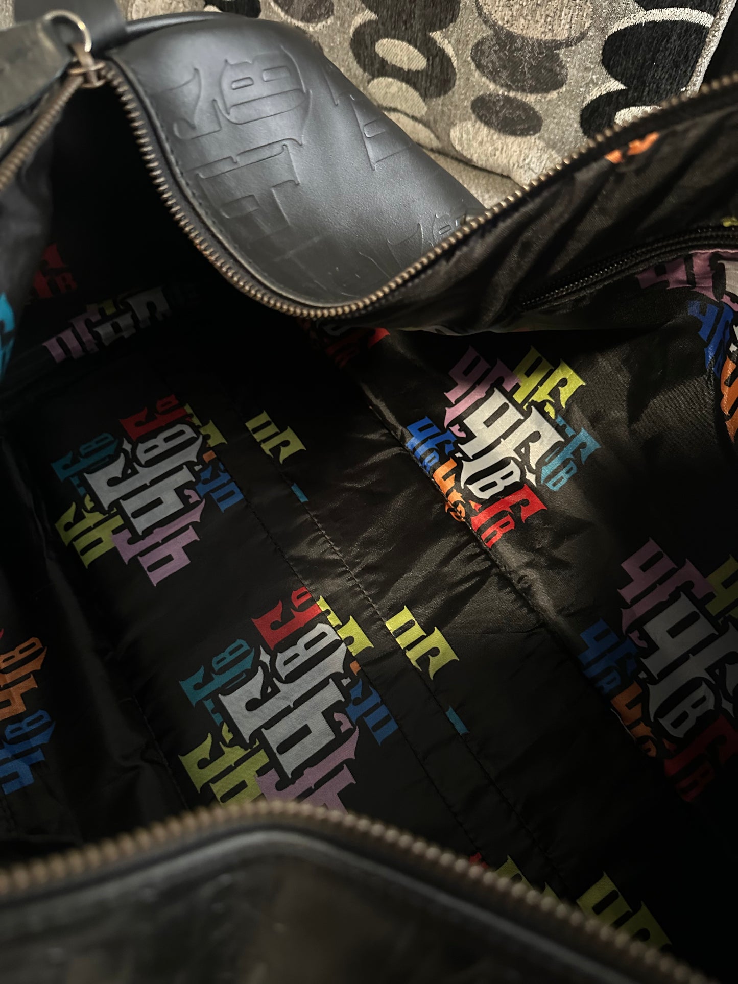 V1 Leather 4708 Travel Duffel bag