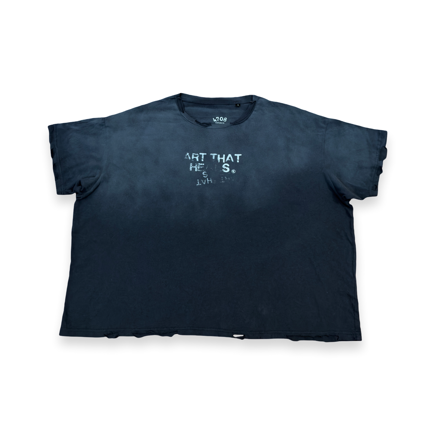 NavyBlue Art That Heals Tee