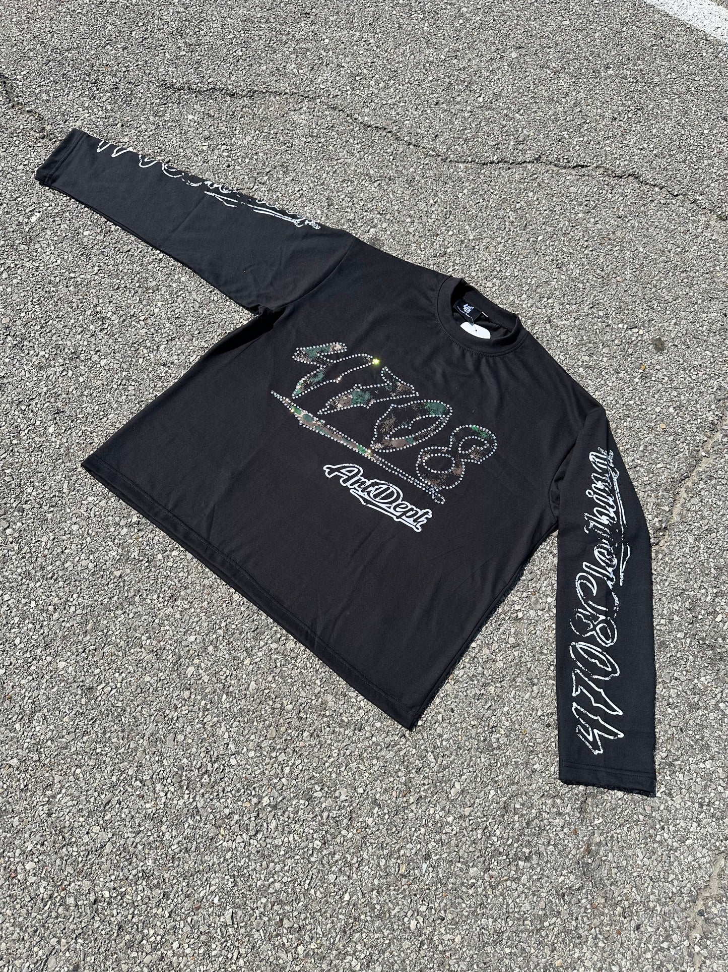 Black Long Sleeve 4708 Tee