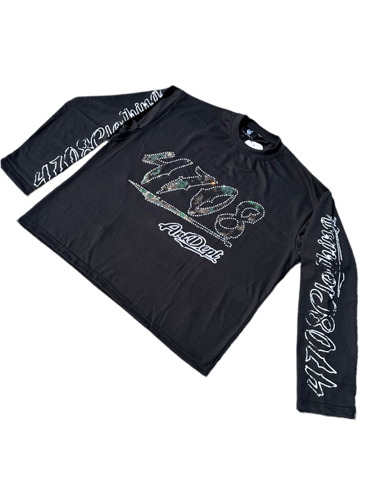 Black Long Sleeve 4708 Tee