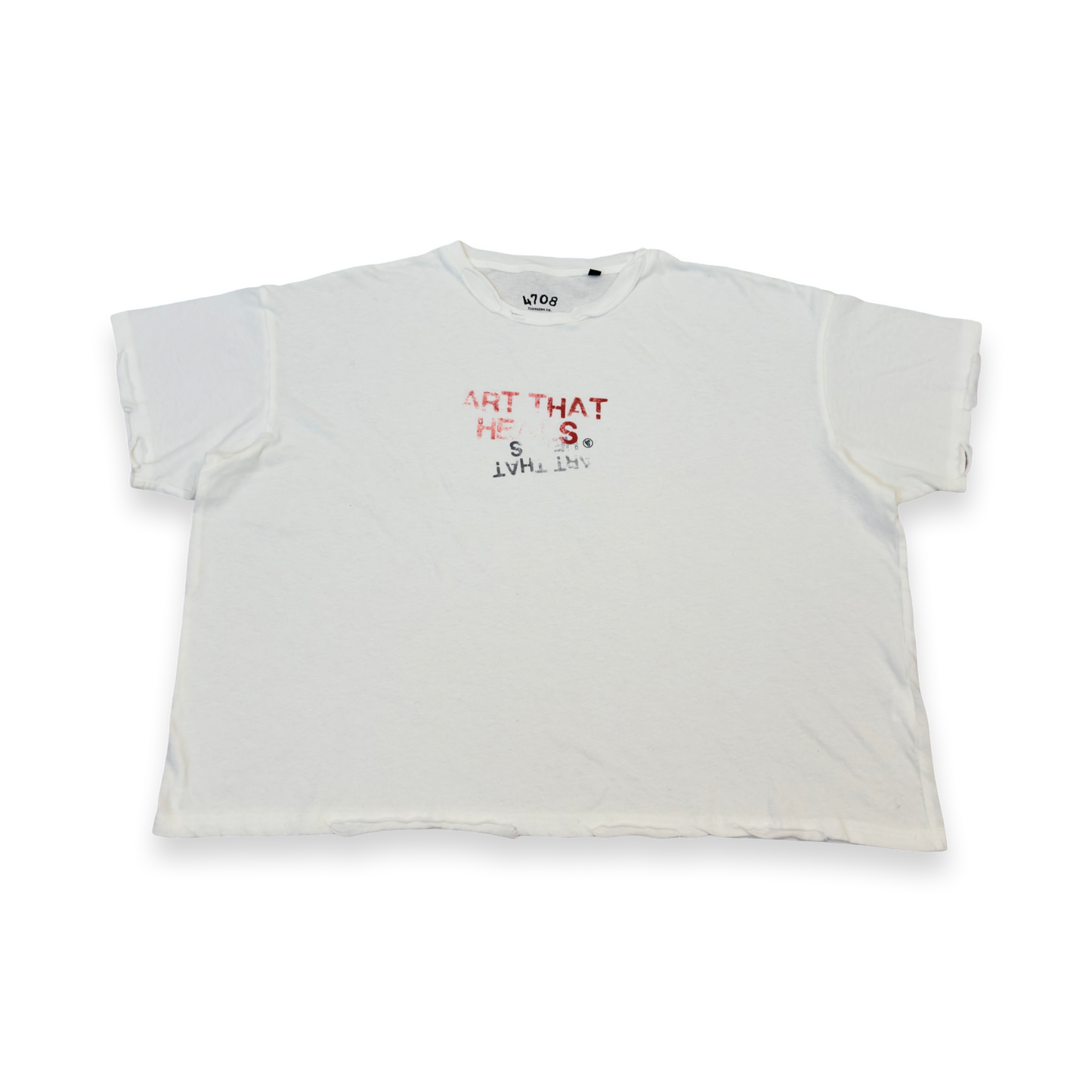 Wht Art That Heals Tee