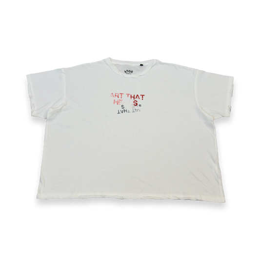 Wht Art That Heals Tee