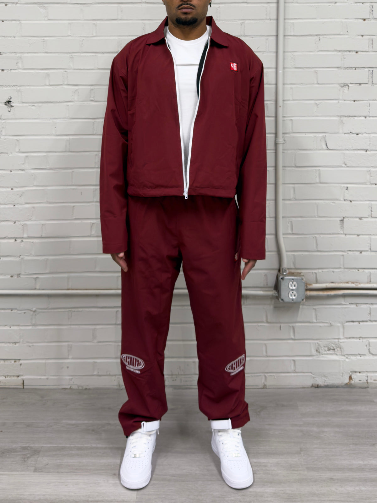 4708 Burgundy Tracksuit