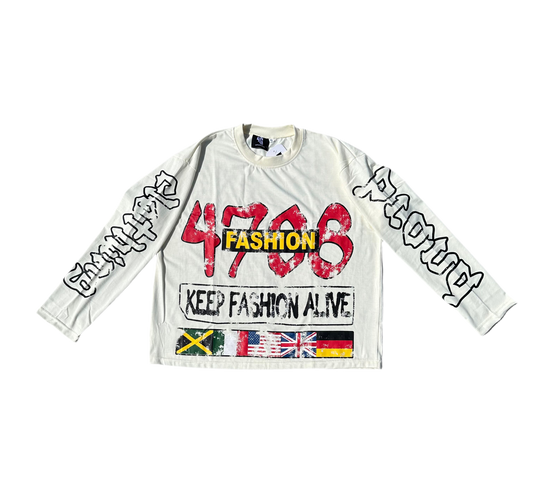 Off White 4708 Long Sleeve Tee