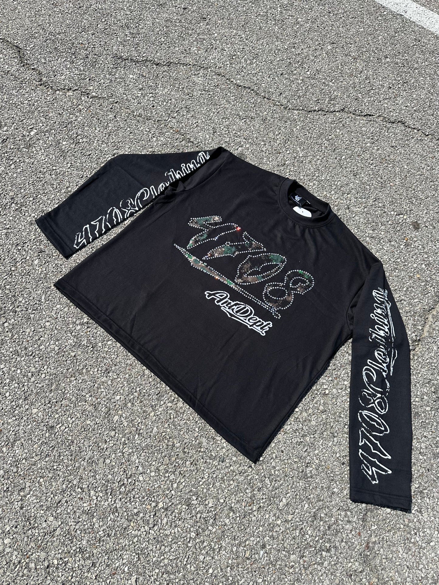 Black Long Sleeve 4708 Tee