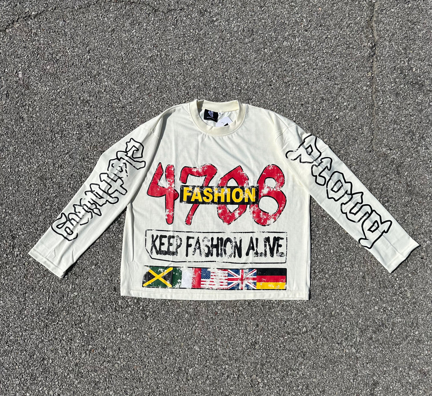 Off White 4708 Long Sleeve Tee
